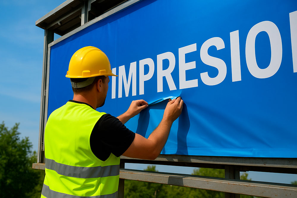 Instalación e impresión de publicidad exterior